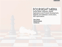 Tablet Screenshot of foursightmedia.com